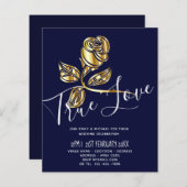 BUDGET Trending True Love Gold Roos Weddenite (Voorkant / Achterkant)