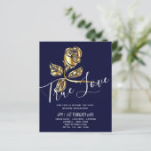 BUDGET Trending True Love Gold Roos Weddenite (Staand voorkant)