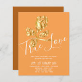 BUDGET Trending True Love Gold Roos Weddenite (Voorkant / Achterkant)