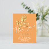 BUDGET Trending True Love Gold Roos Weddenite (Staand voorkant)