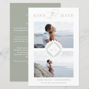 Budget Trendy Initialen Chic Ornament Wedding