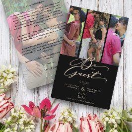 Budget Trendy Modern 4 Wedding Collage Foto's