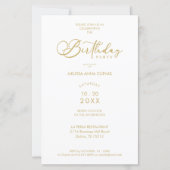 BUDGET Trendy Modern Oval Fake Golden Custom Photo (Achterkant)