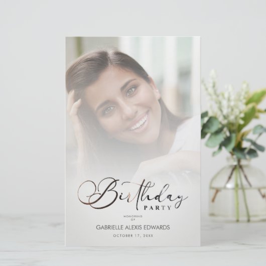 Budget Trendy Moderne Transparency Overlay Vellum (Staand voorkant)