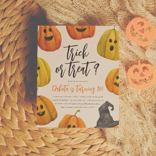 Budget Trick or treat Halloween Birthday Party