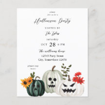 Budget Trick or treat Pumpkin Halloween Party