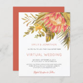 Budget Tropical Foliage Virtual Weddenation (Voorkant / Achterkant)