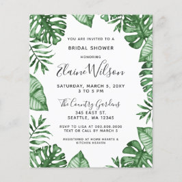 Budget Tropical Greenery Vrijgezellenfeest