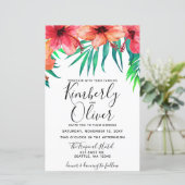 Budget Tropical Hibiscus Beach Weddenschap (Staand voorkant)