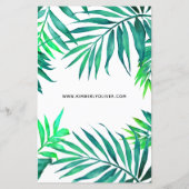 Budget Tropical Hibiscus Beach Weddenschap (Achterkant)