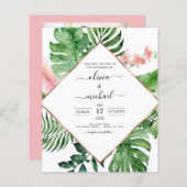 Budget Tropical Palm Beach (Voorkant / Achterkant)