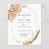 Budget Tropical Palm Gold Lijst Weddenschap (Voorkant)