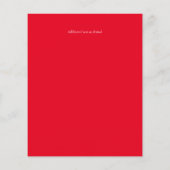 BUDGET Tropisch Blad Bestemming Trouwkaart Uitnodi (Achterkant)