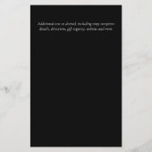 BUDGET Tropisch blad Hawaiaanse Luau Bruiloft (Achterkant)