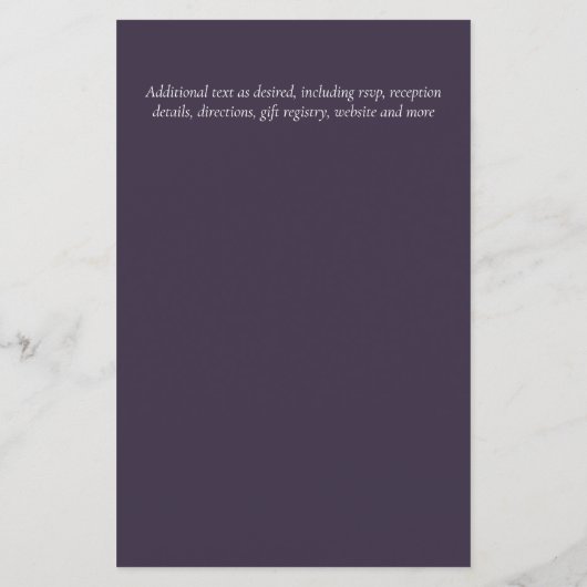 BUDGET Tropisch blad Hawaiaanse Luau-bruiloft (Achterkant)