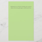 BUDGET Tropisch blad Hawaiaanse Luau Bruiloft (Achterkant)