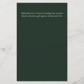 BUDGET Tropisch blad Hawaiaanse Luau Bruiloft (Achterkant)