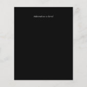 BUDGET Tropisch Blad Trouwfeest Uitnodigingen (Achterkant)