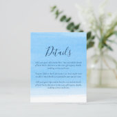 Budget Tropisch Huwelijk Details Hotels Bijlage (Staand voorkant)