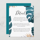 Budget Tropisch Huwelijk Details Hotels Enclosure (Voorkant / Achterkant)