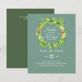 BUDGET Tropisch Leaf Hawaiian Luau Wedding (Voorkant / Achterkant)