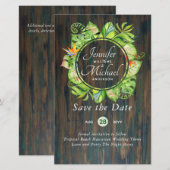 BUDGET Tropisch Leaf Hawaiian Luau Wedding (Voorkant / Achterkant)