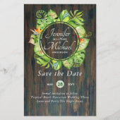 BUDGET Tropisch Leaf Hawaiian Luau Wedding (Voorkant)