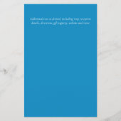 BUDGET Tropisch Leaf Hawaiian Luau Wedding (Achterkant)