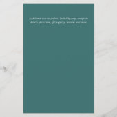 BUDGET Tropisch Leaf Hawaiian Luau Wedding (Achterkant)