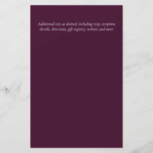 BUDGET Tropisch Leaf Hawaiian Luau Wedding (Achterkant)