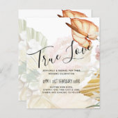 BUDGET Tropisch Pampagras Terracotta Bruiloft (Voorkant / Achterkant)