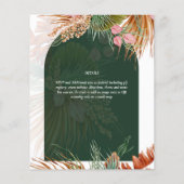 BUDGET Tropisch Pampasgras Groen Huwelijk Flyer (Achterkant)
