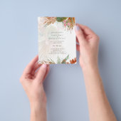 BUDGET Tropisch Pampasgras Groen Trouwen Flyer (Hand)