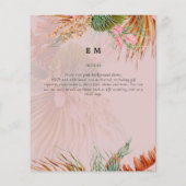 BUDGET Tropisch Pampasgras Groen Trouwen Flyer (Achterkant)