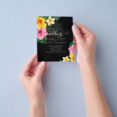 BUDGET Tropisch Paradijs Strand Bruiloft Bloemen Flyer (Hand)