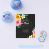 BUDGET Tropisch Paradijs Strand Bruiloft Bloemen Flyer (Enkel)