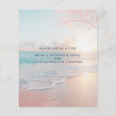 BUDGET Tropisch strand Birthday Pink Party brochur (Achterkant)