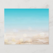 Budget Tropische Beach Multi Photo Holiday Kaart (Achterkant)