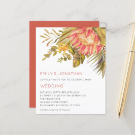 Budget Tropische Foliage Floral Weddenschap