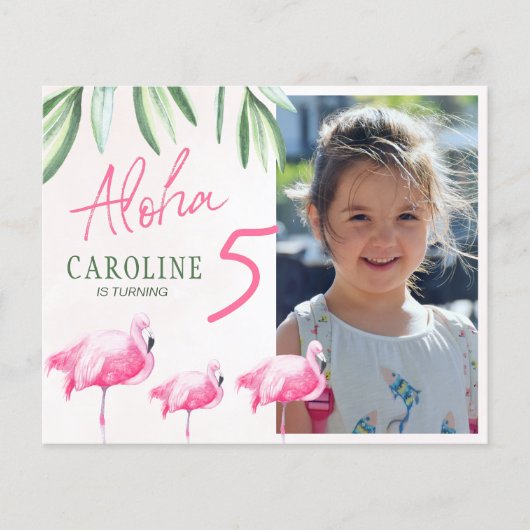 Budget tropische FOTO kinderen verjaardagsfeestje  (Voorkant)