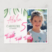 Budget tropische FOTO kinderen verjaardagsfeestje Flyer (Voorkant)