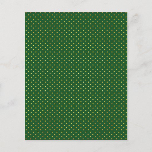 BUDGET tropische groene bladeren trouwuitnodiging (Achterkant)