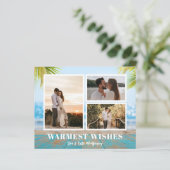 Budget Tropische kerstfotokaarten (Staand voorkant)