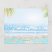 Budget Tropische kerstfotokaarten (Achterkant)