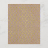 BUDGET Tropische kraftuitnodiging voor bruiloft (Achterkant)