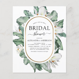Budget Tropische Magnolia Bridal Shower