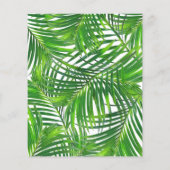 Budget Tropische Palm Leaf Greenery (Achterkant)
