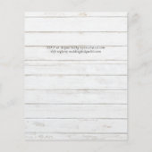 BUDGET Tropische Pampas Grass Navy Berry Wedding (Achterkant)