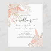 BUDGET Tropische pampas grass Terracotta Weddensch Flyer (Voorkant)