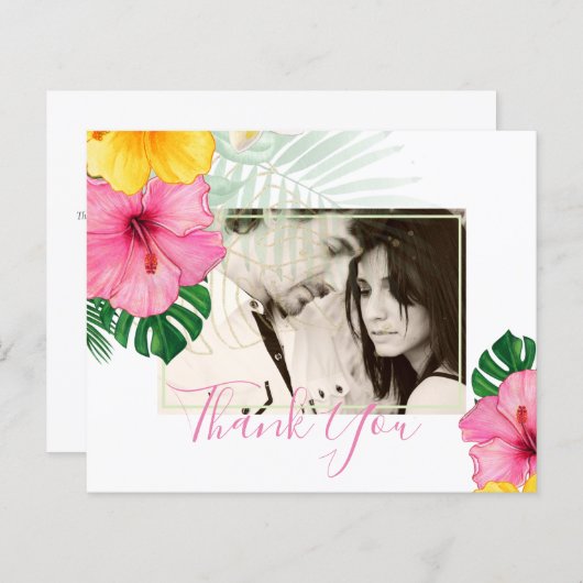 BUDGET tropische paradijselijke strandbruiloft (Voorkant / Achterkant)